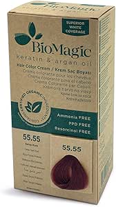 Biomagic Hair Color, 60 Ml - 55/55 Deep Dark Red