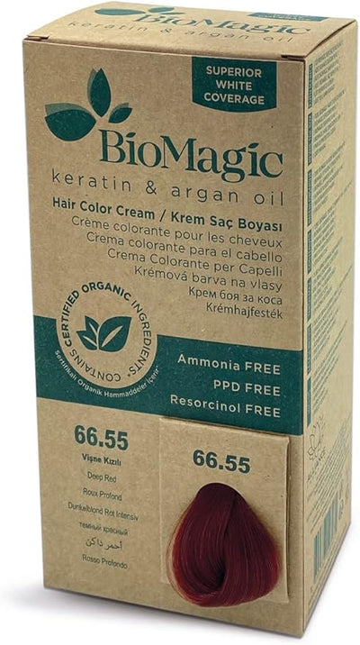 Biomagic Hair Color, 60 Ml - 66/55 Deep Red