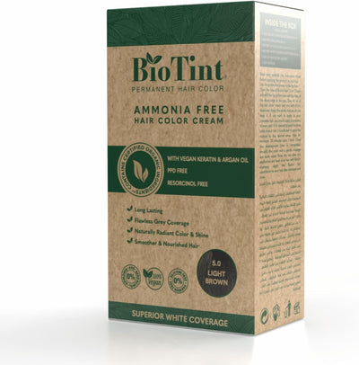 Biotint Permanent Hair Color 5.0 Light Brown 1'S 191092