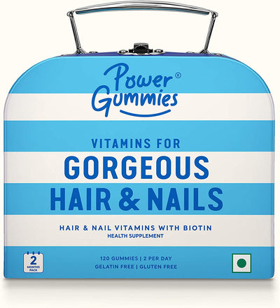Power Gummies Hair & Nails Vitamin Gummies 120