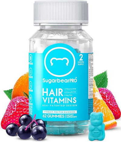 Sugarbear Pro Hair Vegan Vitamin Gummies 62