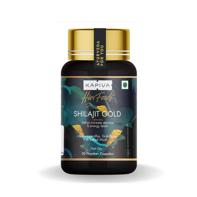 Kapiva Shilajit Gold 30 & Testo Combo