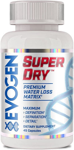 Evogen Nutrition Super Dry Water Loss,  45 Capsules Evogen Nutrition Super Dry Water Loss,  45 Capsules