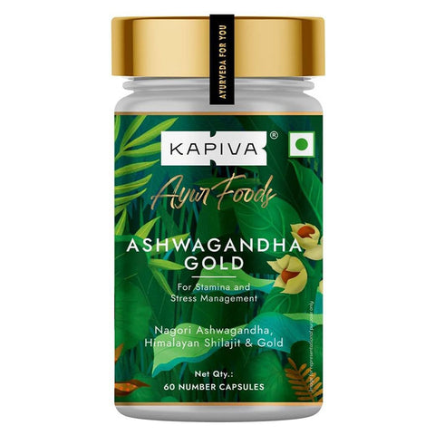 Kapiva Ashwagandha Gold Capsules (60 Capsules)