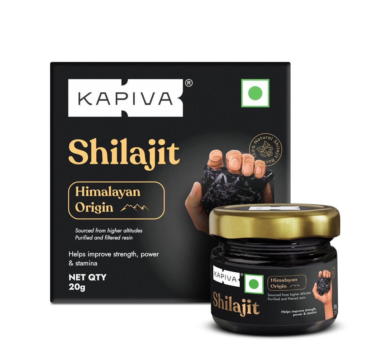 Kapiva Himalayan Shilajit Resin 20 gm