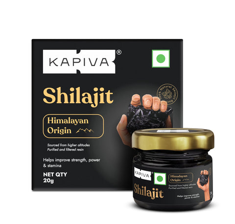 Kapiva Shilajit Gold & Ashwagandha Combo (60 Capsules)