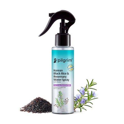 Pilgrim Korean Black Rice and Rosemary Water Spray With Biotin- 100 ml