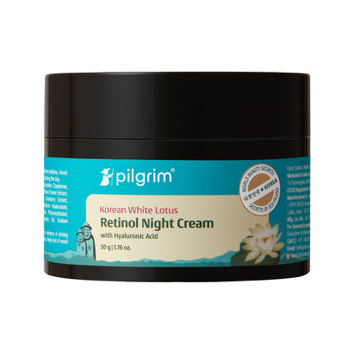 PILGRIM Retinol Night Cream with Vitamin C & Hyaluronic Acid 50g