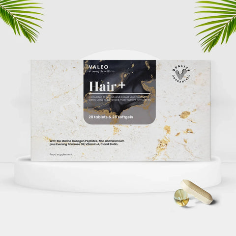 Valeo Hair+ and Hairtamin Gummy Stars Combo