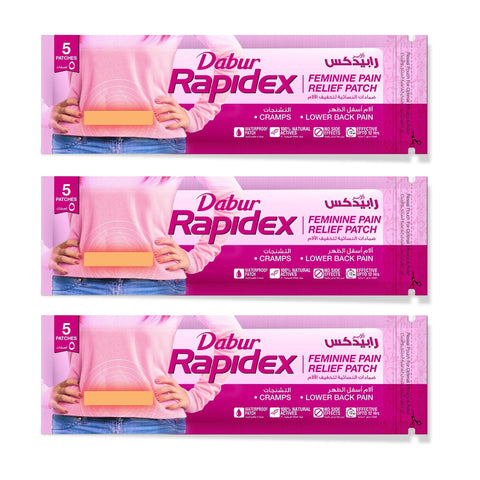 Dabur Rapidex Feminine Patches (Relief from Menstrual Cramps) 5pcs