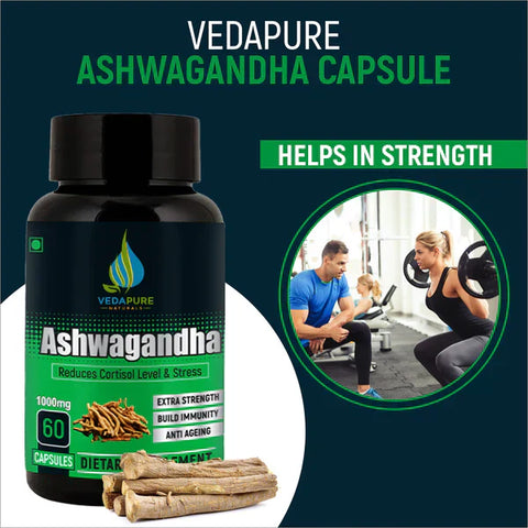 VedaPure Shilajit & Ashwagandha Combo