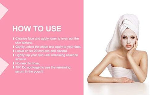 Kocostar Waffle Mask Facial Sheet Strawberry 40G 1's