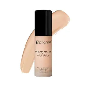 Pilgrim Classic Nude Serum Liquid Foundation, Matte & Poreless,30 ml