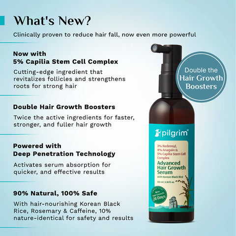 بيلجريم ريدينسيل آند آنجين سيروم نمو الشعر المتقدم 100 مل