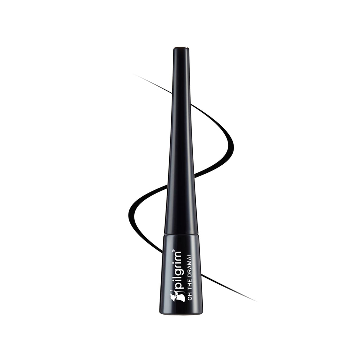 Pilgrim Black Scandal Eyeliner Intense Matte Finish Smudge Proof Enriched with Argan Oil | 3.50ml