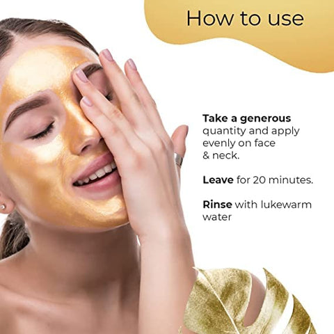 Pilgrim 24K Gold Home Facial Therapy for Smoothening & Glowing Combo | 2% Hyaluronic Acid Hydration Super Serum 30ml | Mild Cleansing Face Wash 100ml | 24K Gold Facial Mask 50gm |Facial Kit for Women