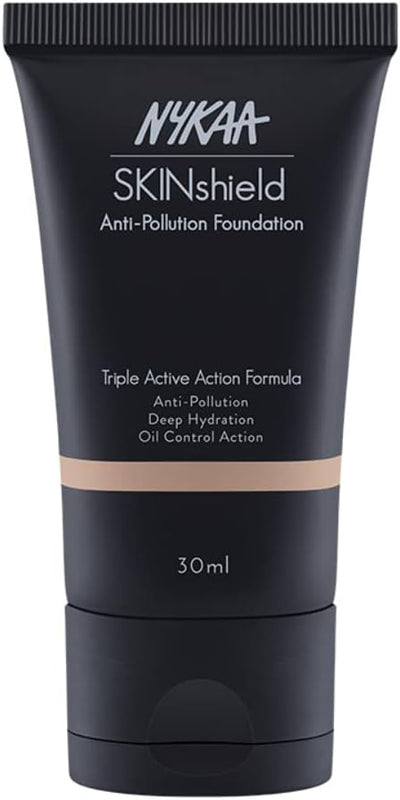 Nykaa SkinShield AntiPollution Matte Foundation  Warm Nude06