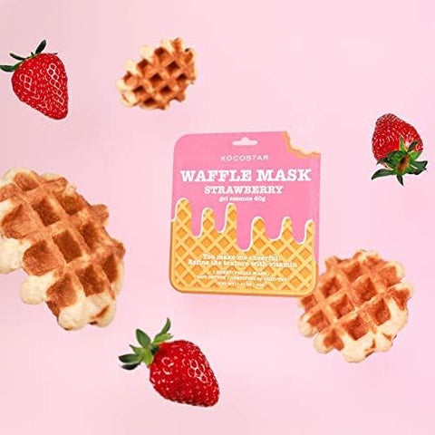 Kocostar Waffle Mask Facial Sheet Strawberry 40G 1's