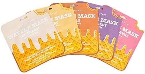 Kocostar Waffle Mask Facial Sheet Strawberry 40G 1's