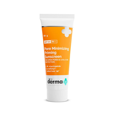 The Derma Co Pore Minimizing Sunscreen With Niacinamide 50g