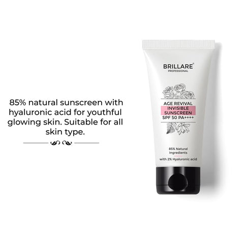 Brillaire Age Revival Invisible Sunscreen Spf 50 50Gm