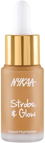 Nykaa Strobe & Glow Liquid Highlighter  Gold Mine