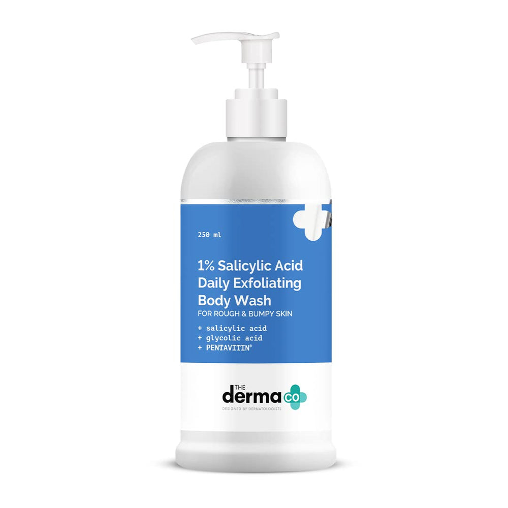 The Derma Co 1% Salicylic Acid Daily Exfoliating Body Wash 250 ml