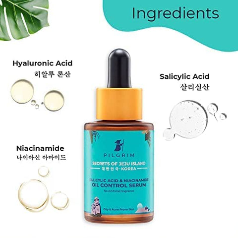 Pilgrim 2% Salicylic Acid + 3% Niacinamide Oil