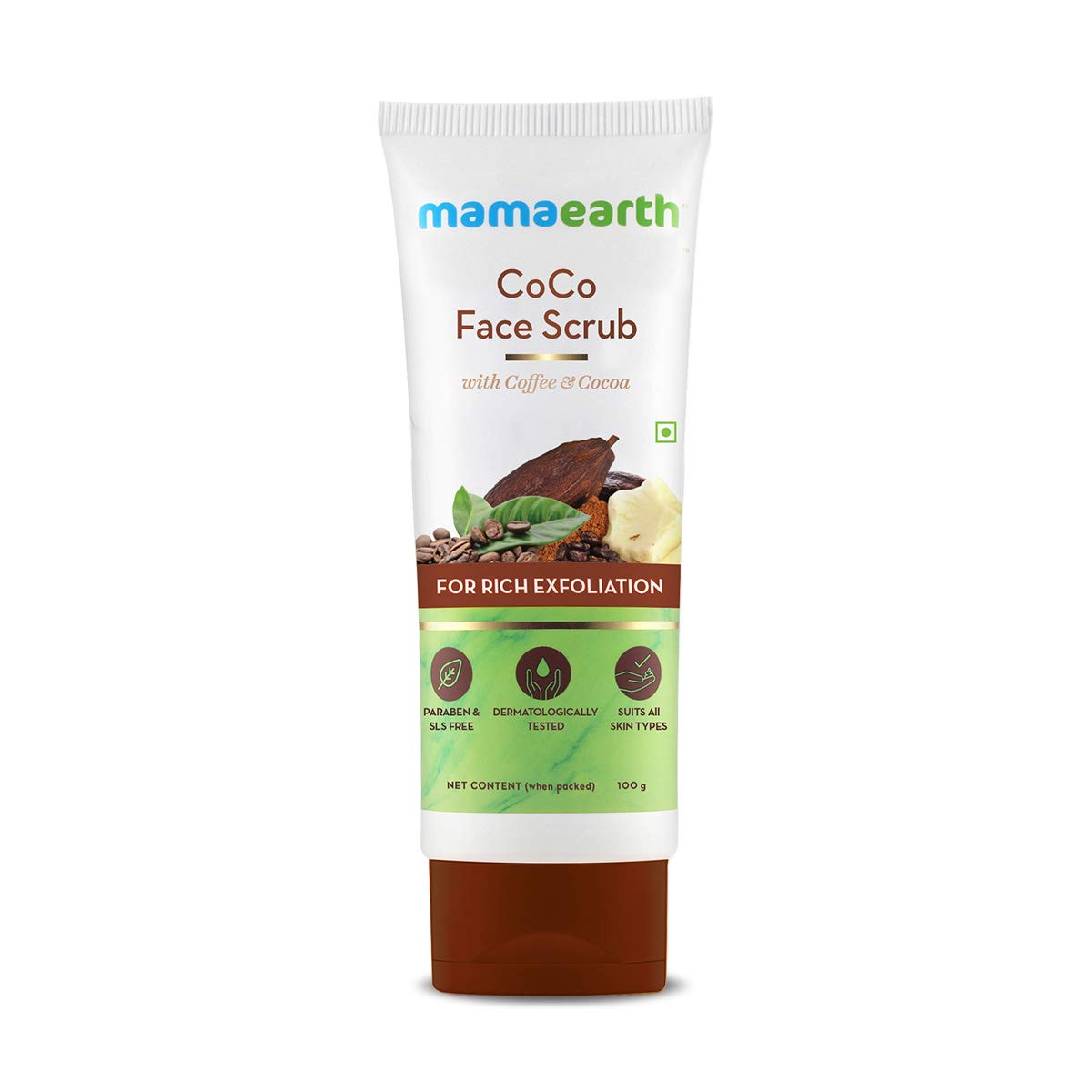 Mamaearth CoCo Face Scrub, 100 gm