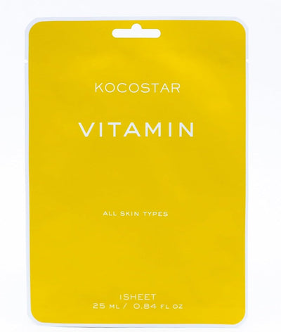 Kocostar Vegan Facial Mask Sheet Vitamin 25ML 1's