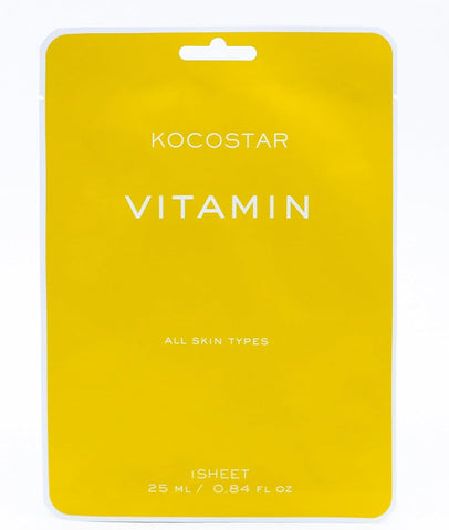 Kocostar Vegan Facial Mask Sheet Vitamin 25ML 1's