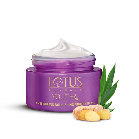 Lotus Herbals Youthrx Anti Ageing Nourishing Night Creme, White 50g