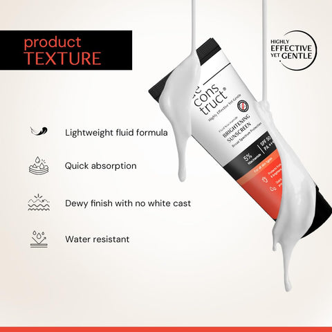 Deconstruct Fluid Brightening Sunscreen 50gm