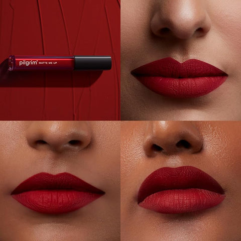 Pilgrim Liquid Matte Lipstick - The Red Stiletto