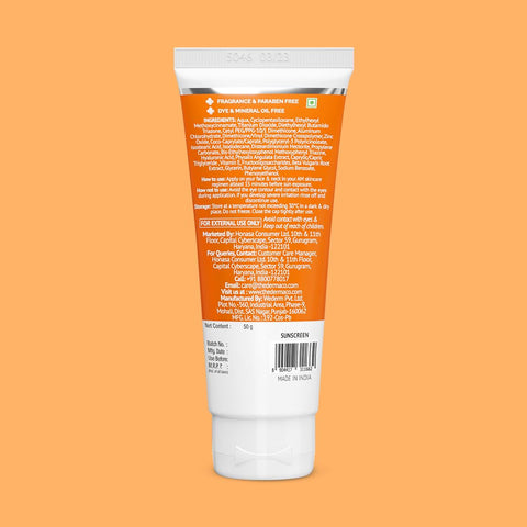 The Derma Co 1% Hyaluronic Long Lasting Sunscreen 50g