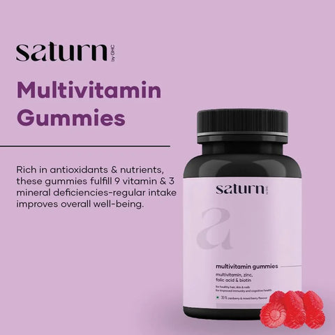 Saturn Multivitamin Gummies + Plix coconut + FREE Plix Flaunt for your hair