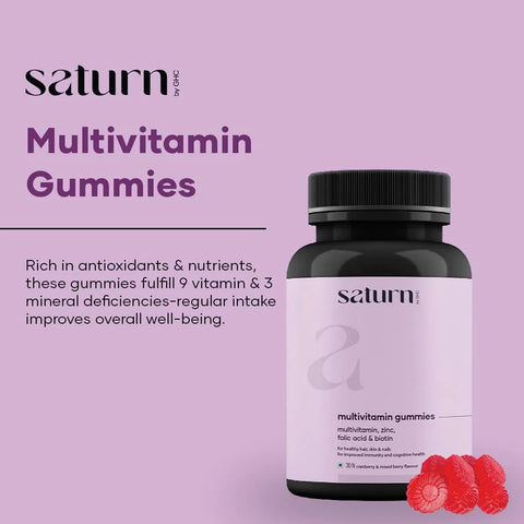 Saturn Multivitamin Gummies + Plix coconut + FREE Plix Flaunt for your hair