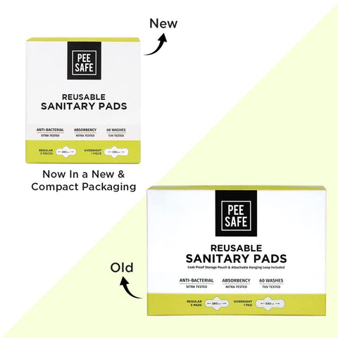 Pee Safe Reusable Sanitary Pads 4N