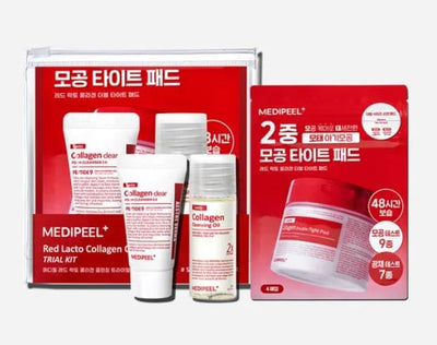 MEDI-PEEL Red Lacto Collagen Cleansing Trial Kit