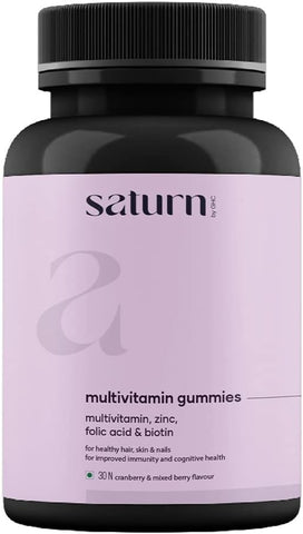 GHC Saturn Multivitamin Gummies 30 gummies + Panchamrit Radiant Everyday Skin Glow Gummies 30