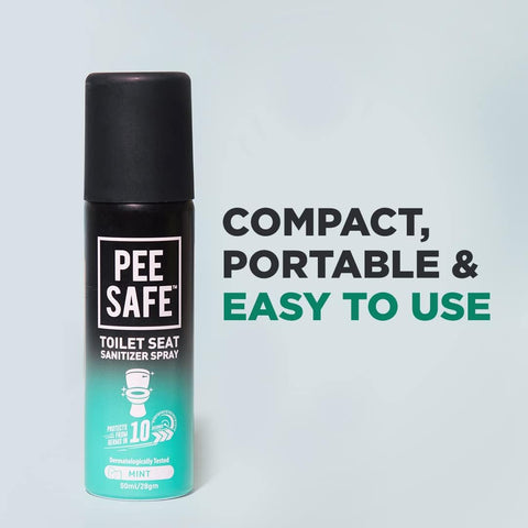 PEE SAFE Toilet Seat Sanitizer Spray Mint 75ml/42gm