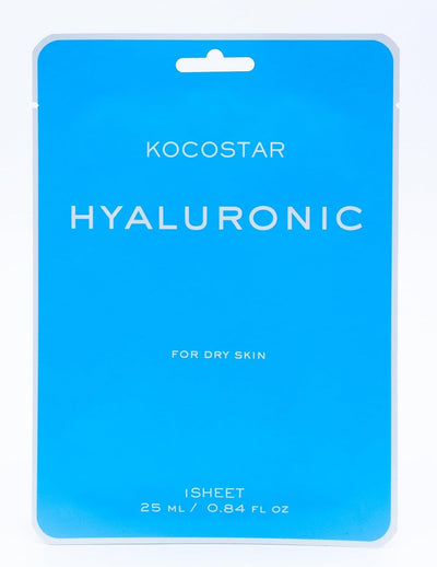Kocostar Vegan Facial Mask Sheet Hyaluronic 25ML 1's