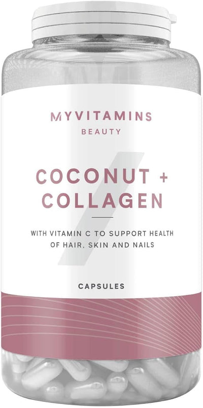 ماي فيتامينز جوز الهند والكولاجين V1 بدون نكهة، 180 كبسولة