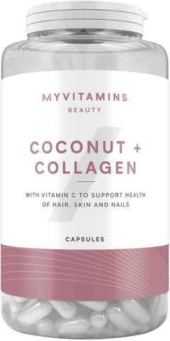 ماي فيتامينز جوز الهند والكولاجين V1 بدون نكهة، 180 كبسولة