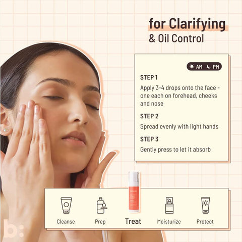 Biocule Oil Clear Clarifying Serum : BHA + AHA + Sublingana 30ml