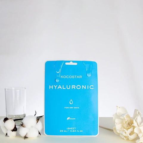 Kocostar Vegan Facial Mask Sheet Hyaluronic 25ML 1's