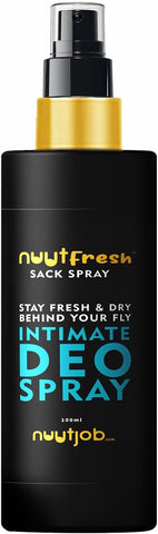 Nuutjob Men's Intimate Grooming and Hygiene 400ml Combo Pack of Intimate Wash, Liquid Powder and Intimate Deo Spray