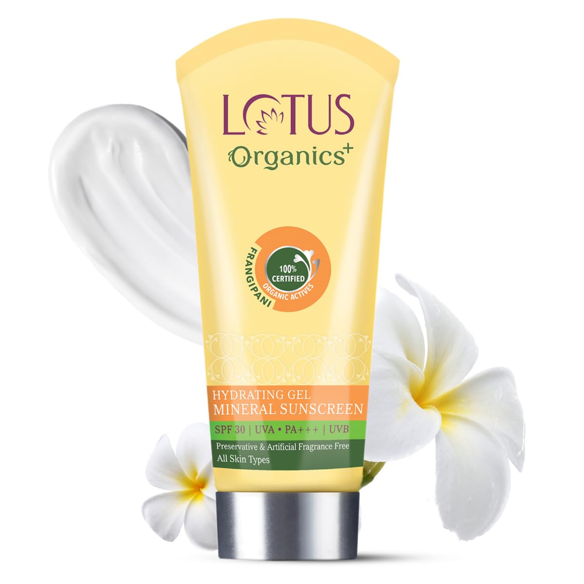 Lotus Organics Hydrating Gel Mineral Sunscreen Spf-30 Pa 100 Gms