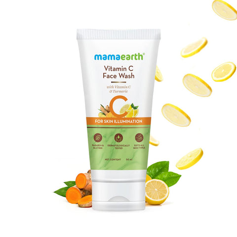 Mamaearth Vitamin C Face Wash 50 ml