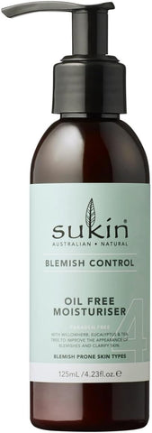 Sukin Blemish Control Oil Free Moisturiser 125Ml